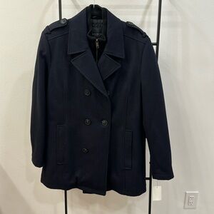 Men’s NWT Size M Andrew Marc wool blend coat with faux sweater inner
